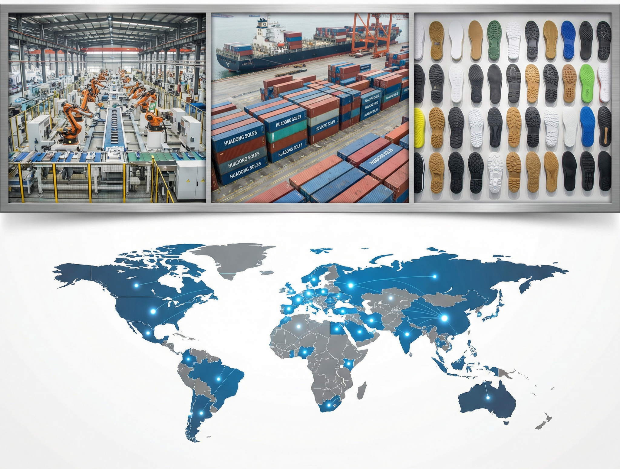 Huadong Soles品牌展示无文字 Huadong Soles品牌展示无文字