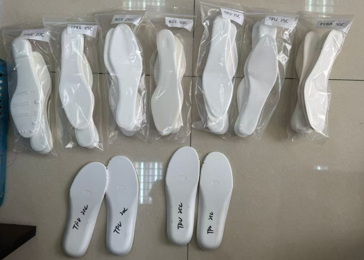 SCF foam sheet footwear component example