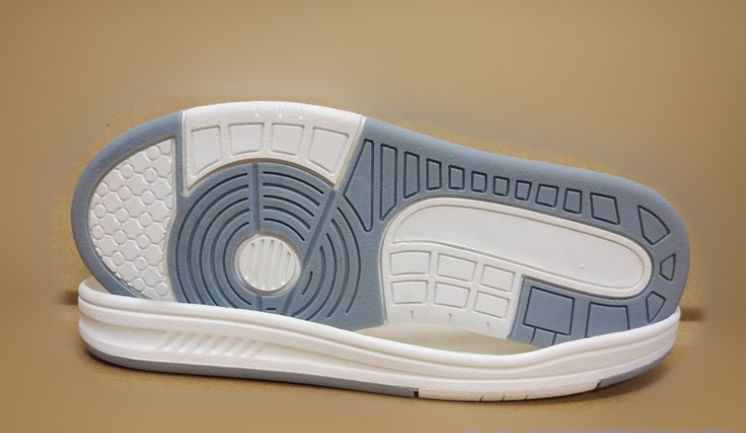 Orthopedic shoe sole construction sample