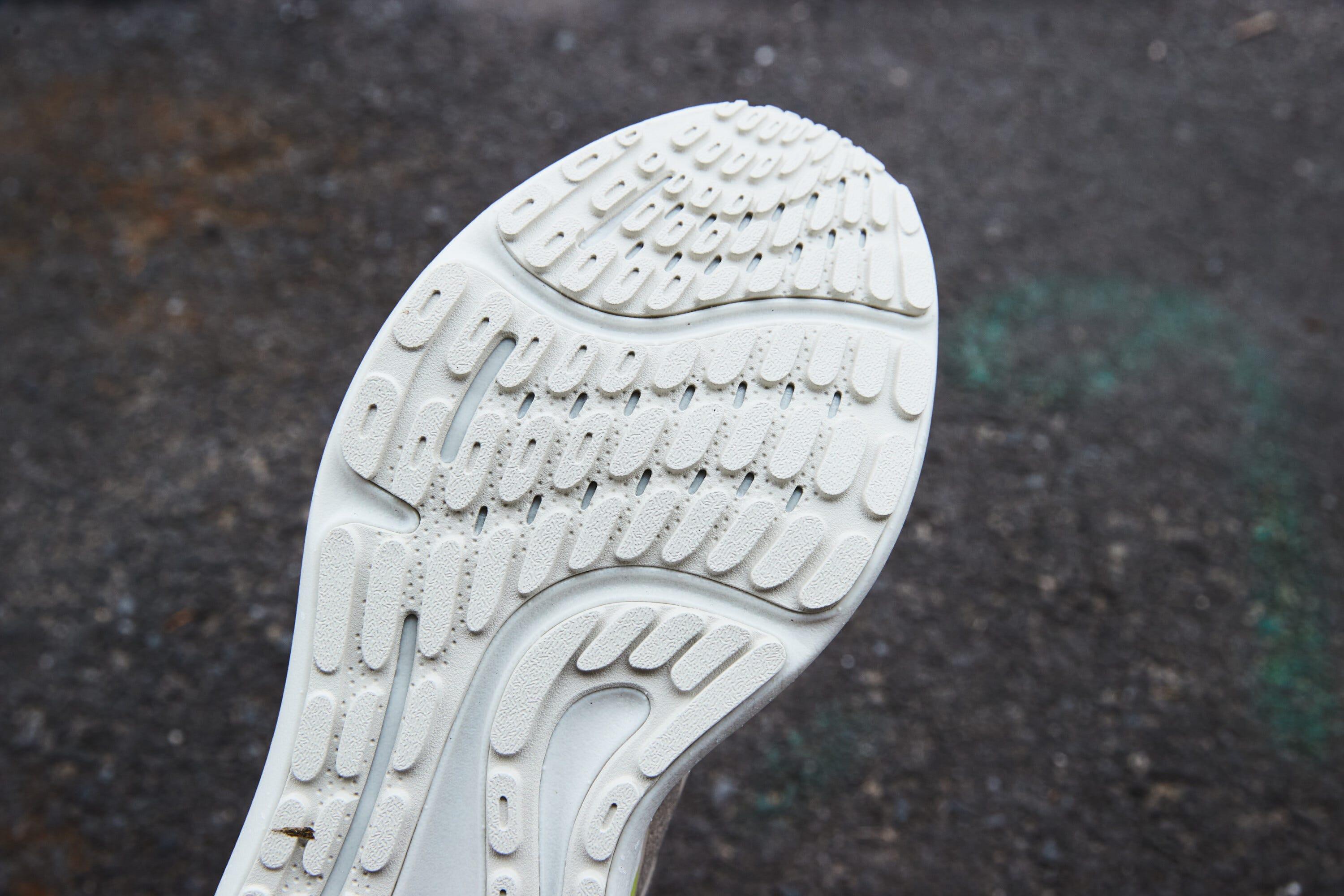 Custom outsole design and footwear branding example